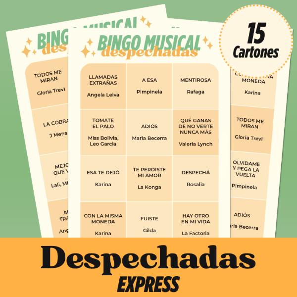 Producto - DESPECHADAS (Version Express - 15 Cartones)