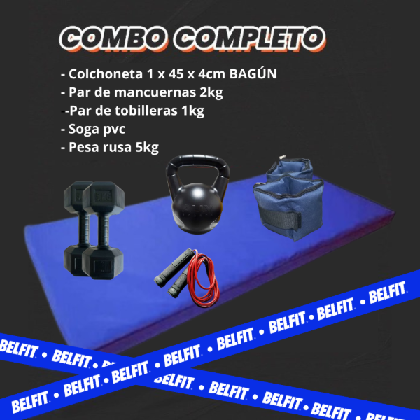 Producto - Combo de entrenamiento completo