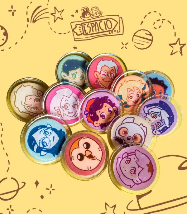 Producto - Pines Mini Personajes // La casa buho