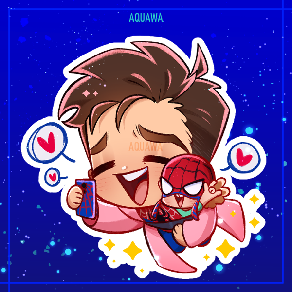 Producto - Sticker Spiderman Peter B. Parker
