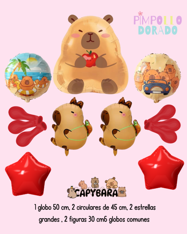 Producto - Kit globo capibara
