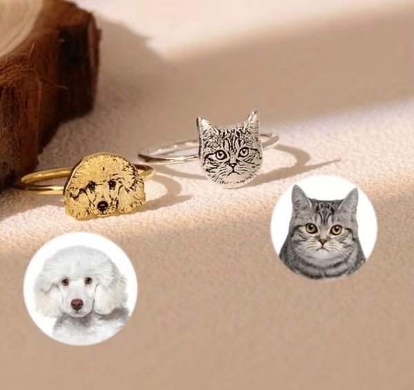 Producto - Anillo retrato mascota