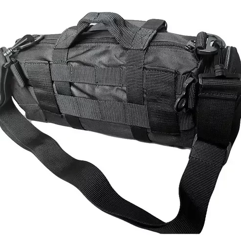 Morral riñonera Woodpack Blackops negra — imagen 4