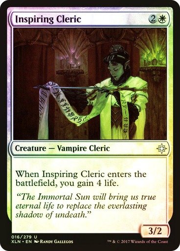 Producto - Inspiring Cleric Foil  Ixalan