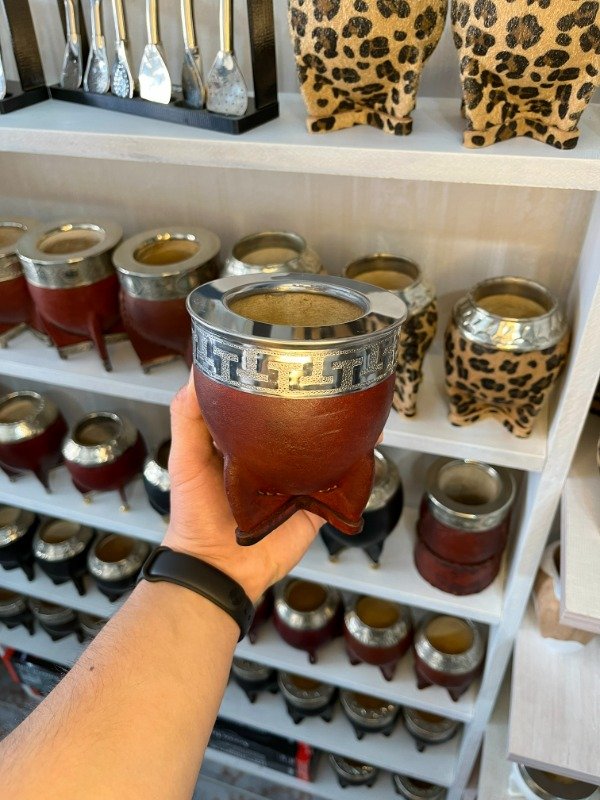 Producto - Mate Imperial Virola de Acero Color Borravino