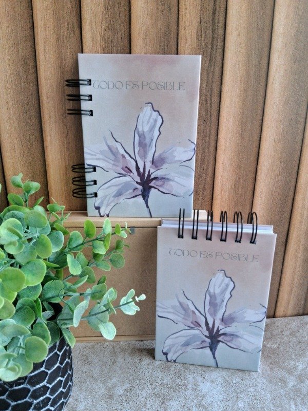 Producto - Anotador "Todo es posible rosa"