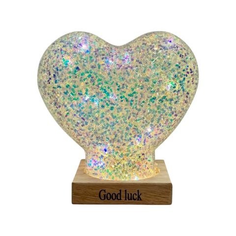 Producto - LAMPARA DE MESA CORAZON CARGA USB 12X13CM X1