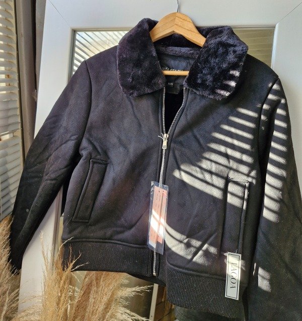 Producto - Campera gamulan negro