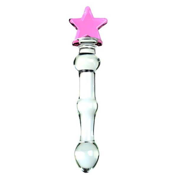 Producto - Dildo de Vidrio Estrella 20.5x3 cm