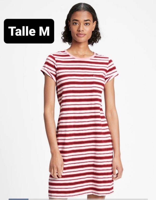 Vestido gap talle M rayado
