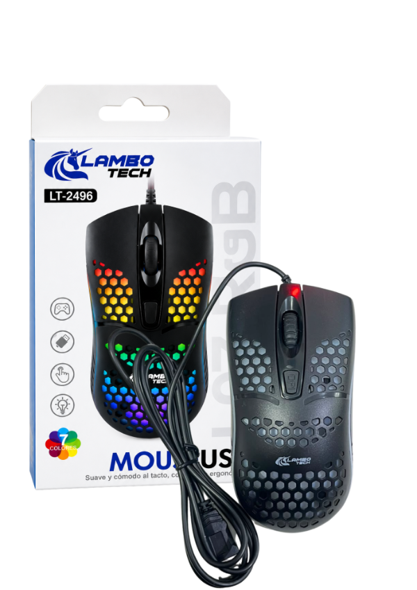 Producto - MOUSE USB LAMBO TECH LT-2496 #6910886640631