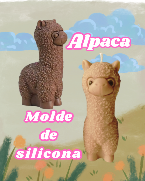 Producto - Alpaca-Llama  molde de silicona
