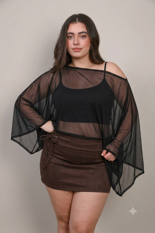Producto - Mini suede con cinto para atar CURVI (20.000 Efectivo/Transferencia)