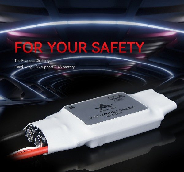 Producto - T-MOTORHOBBY AT55A 2-6S ESC para ala fija Precio en dolares