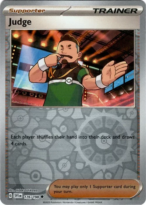 Producto - Judge - 176/198 - Scarlet and Violet - Reverse Holo