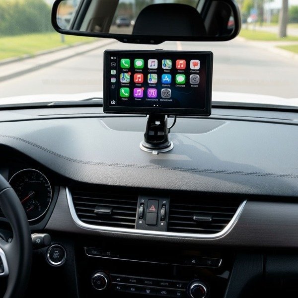 Producto - PANTALLA GY 7 PULGADAS ANDROID AUTO - CARPLAY PORTATIL 12-24V - 1