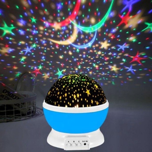 Producto - Lámpara Velador Proyector De Estrellas Star Master Manta - 0