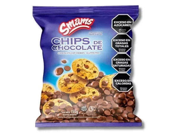 Producto - Galletitas chips de chocolate Smams
