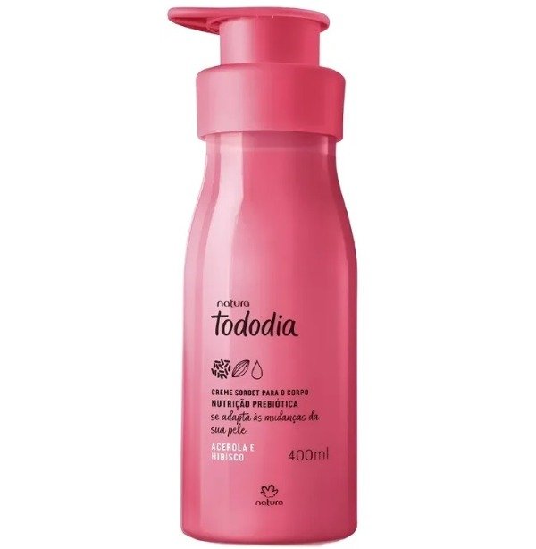 Producto - Crema Corporal Tododia Acerola e Hibisco 400ml Natura