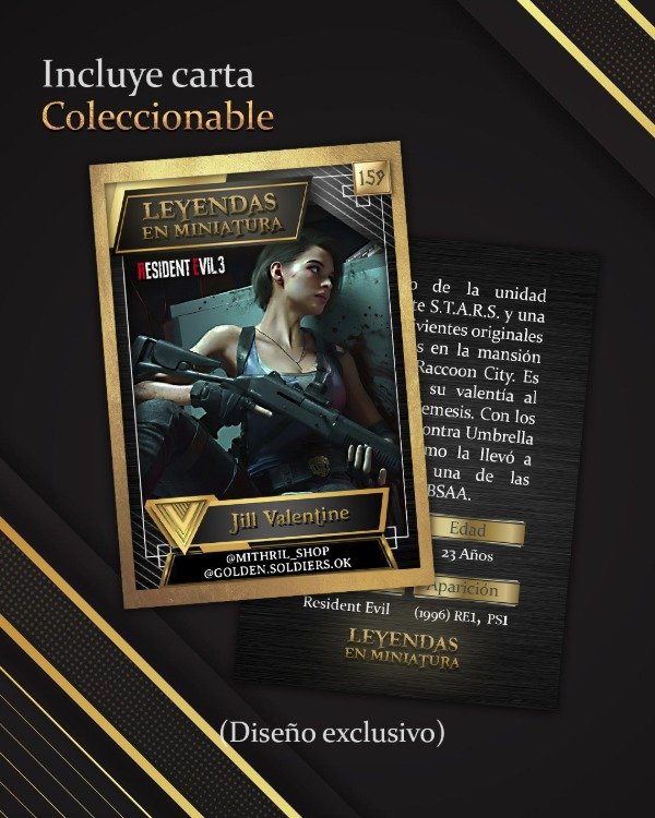 Producto - Jill Valentine - Resident Evil - Leyenda Nro 159 - 4