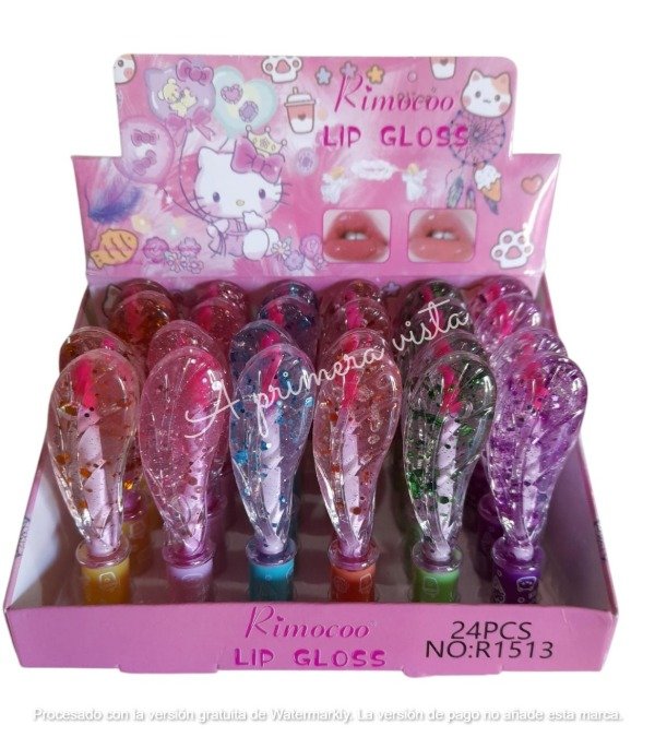 Producto - Lip gloss con glitter x1