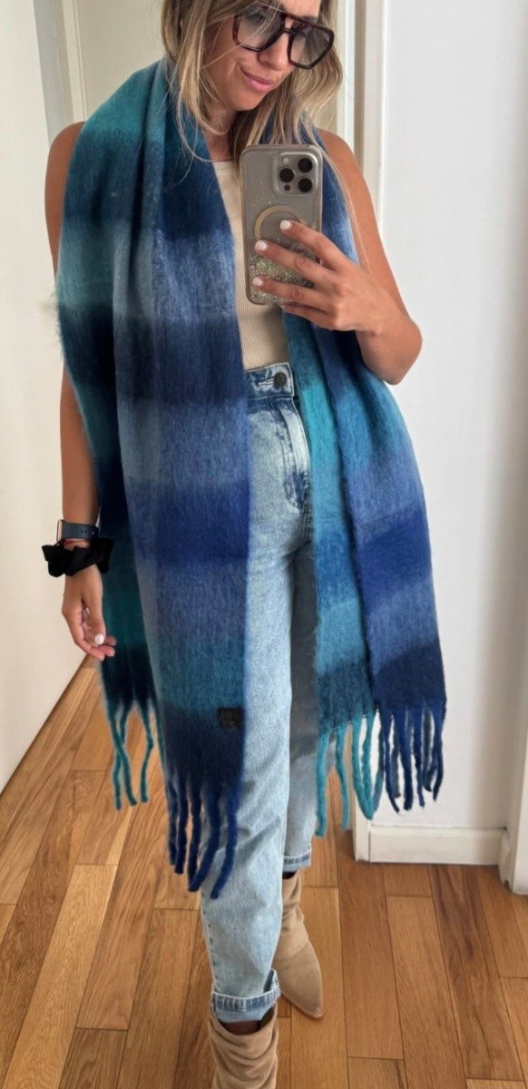 Producto - Ruana Nube Blue