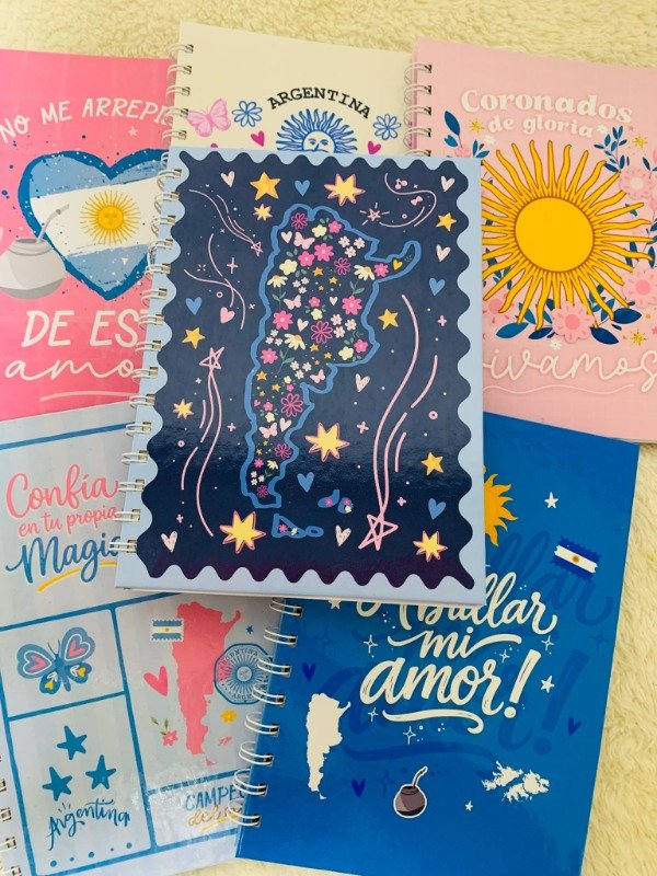 Producto - Cuaderno A5 "Argentina Flores"