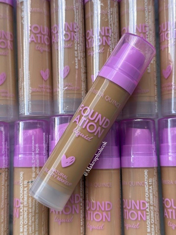 Producto - BASE FOUNDATION HEART - RIMERA QUINCE - CAJA DE 24 UNIDADES