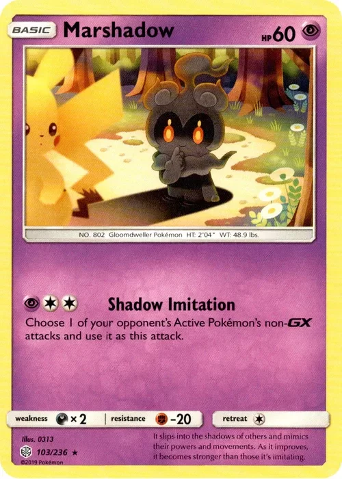 Producto - Marshadow y Pikachu - 103/236 - Cosmic Eclipse