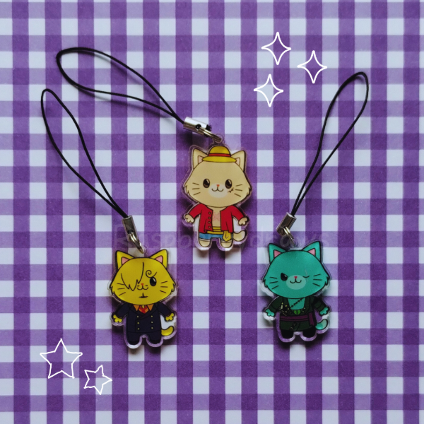 Producto - Charm -  Gatitos One Piece