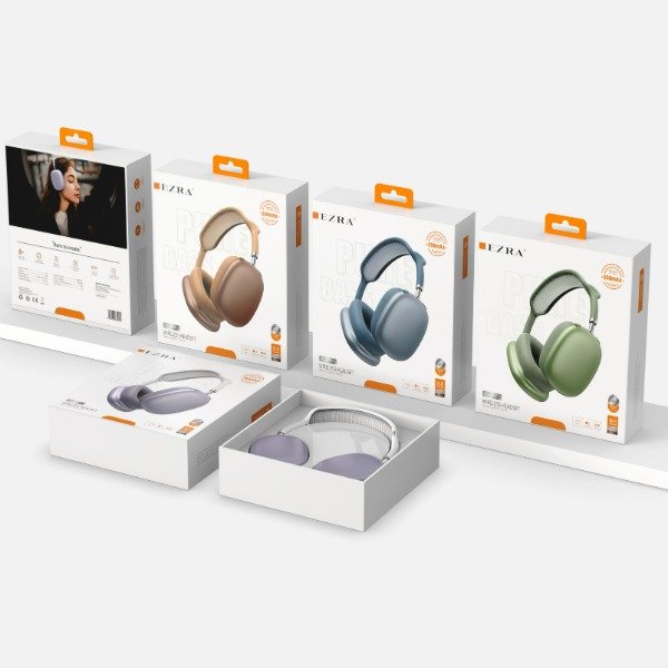 Producto - Auricular Vincha Ezra Bluetooth Inalambrico  5 Colores BW97.