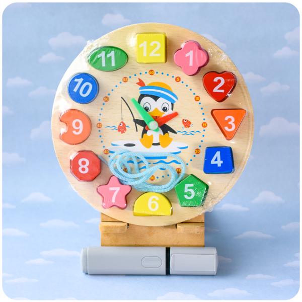 Producto - Reloj de Madera Encastrable y Enhebrable