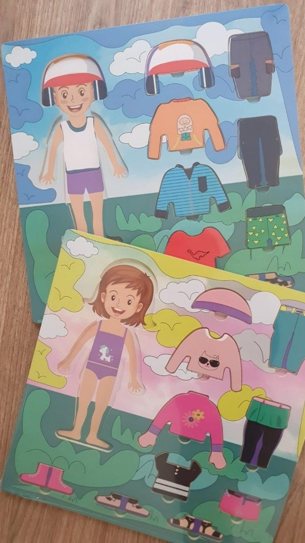 Producto - JUEGO DE ENCASTRE PARA VESTIR FONDO NATURALEZA