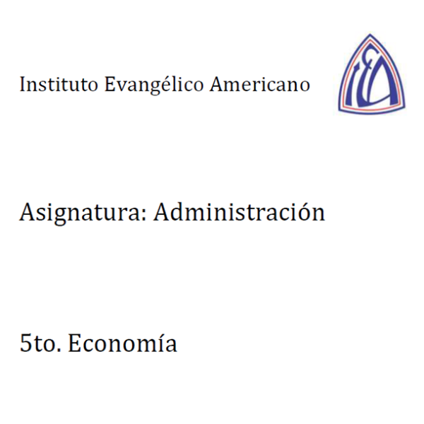 Producto - Administración - 5to ECO