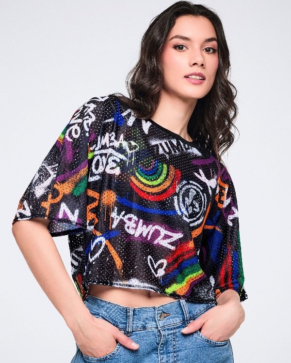 Producto - Pride Mesh Boxy Crop Top