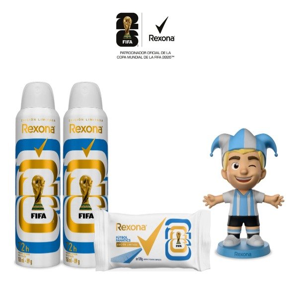 Producto - REXONA PACK MUNDIAL MUÑECO+AER FEM+JB