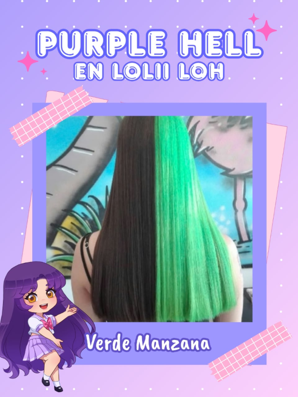 Producto - Tintura Verde Manzana Vegana Fantasia - Marca Purple Hell