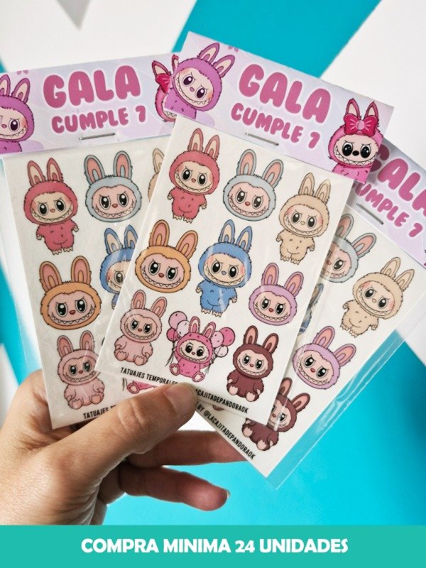 Producto - MINI PLANCHA DE TATUAJES TEMPORALES