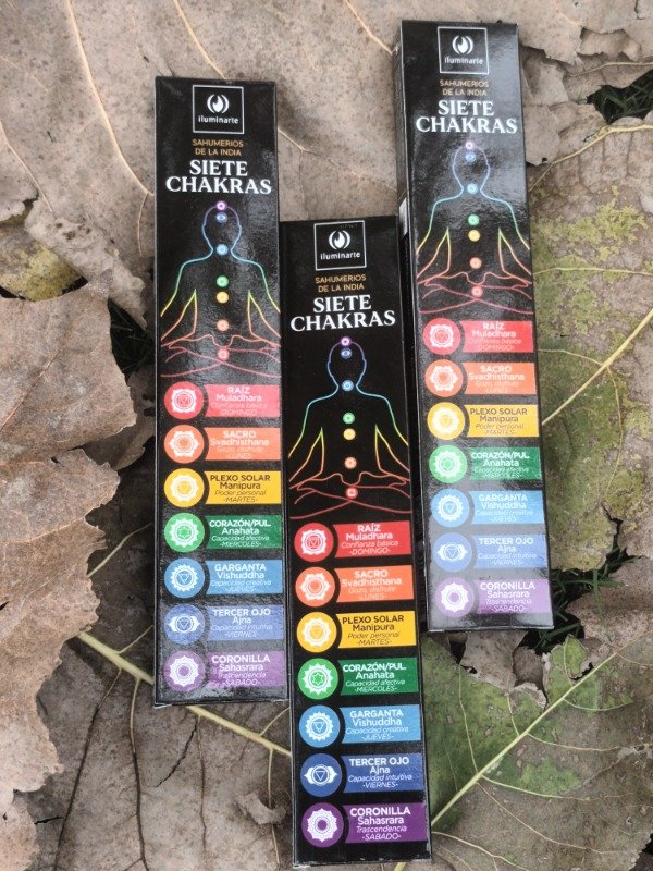 Producto - Sahumerios Iluminarte 7 Chakras 21u