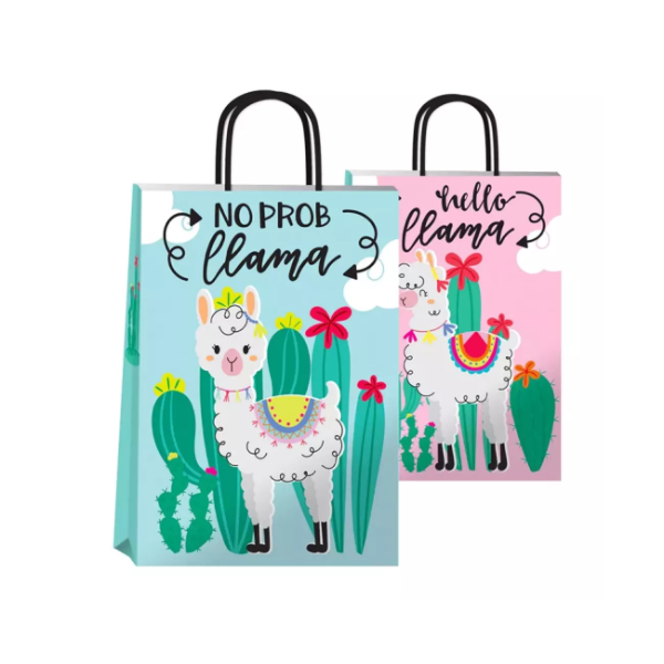 Producto - Bolsa Regalo Llamas 14x8x20 Cm