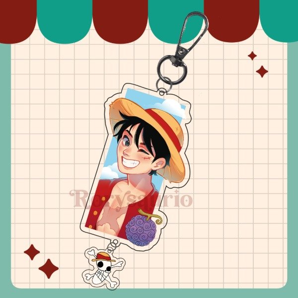 Producto - Llavero grande - Luffy