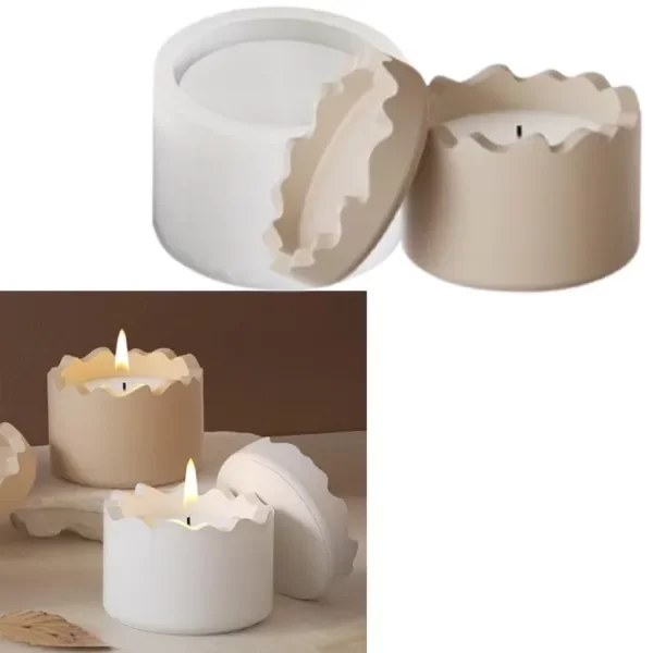 Producto - Porta Vela Ondulado - 0