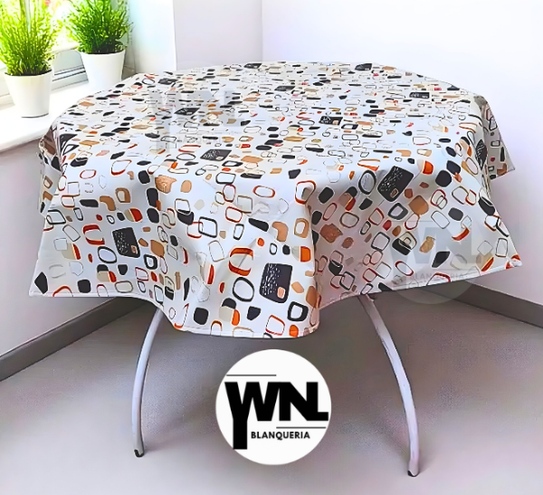 Producto - MANTEL ECOCUERO REDONDO