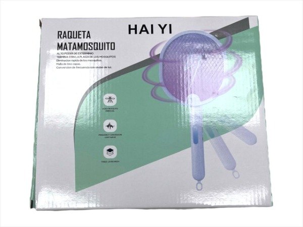 Producto - RAQUETA PARA MOSQUITO PLEGABLE C/USB