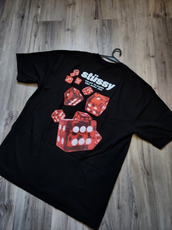 Producto - Stussy ROLLERS TEE BLACK
