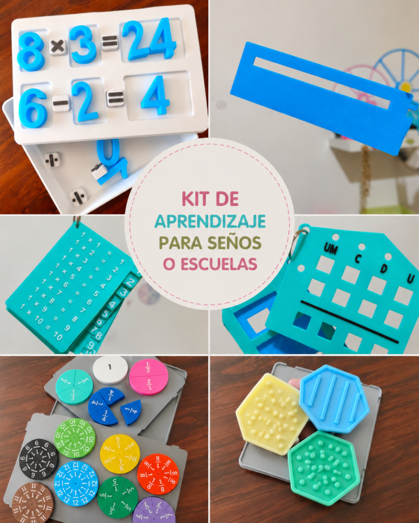 Producto - Kit de Material de Aprendizaje para Seños o Escuelas