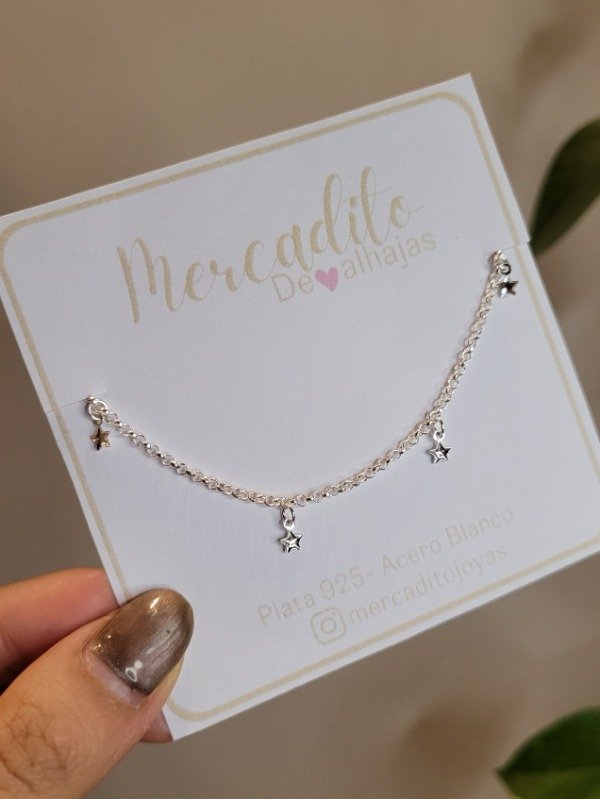 Producto - Pulsera, dijes estrellas