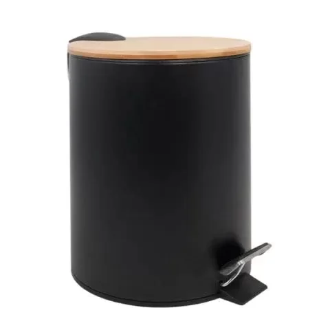 Producto - Cesto de Metal desmontable a pedal 5 ltrs Negro