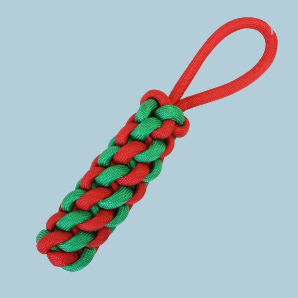 Producto - MORDILLO SOGA BICOLOR NAVIDAD 25 CM