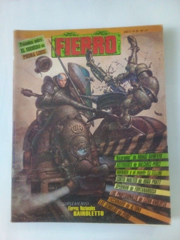 Producto - Fierro #20 - Abril 1986 - Altuna Manara Breccia Pratt Sampayo